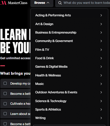 MasterClass-Online-Classes